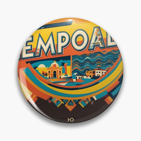 Item preview, Zempoala Hidalgo Mexico Magic Town Vintage Travel Tourism designed and sold by TravelersGems.