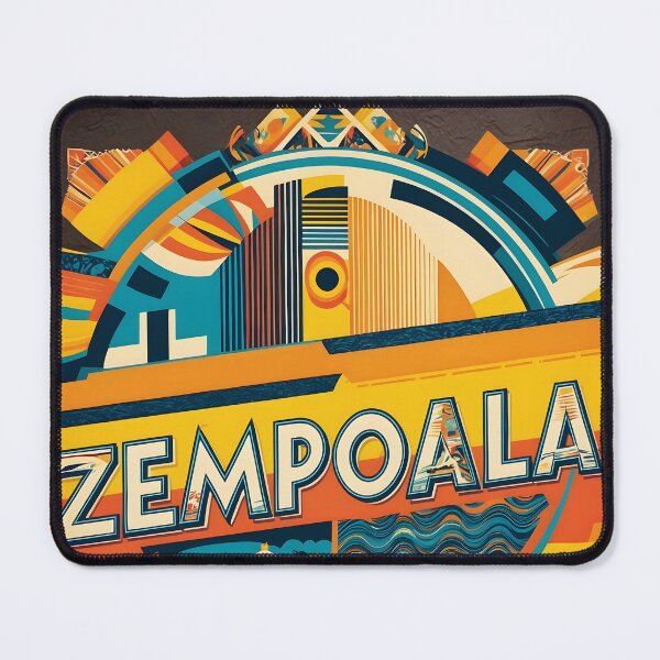 Item preview, Zempoala Hidalgo Mexico Magic Town Vintage Travel Tourism designed and sold by TravelersGems.