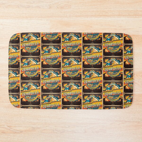 Item preview, Zempoala Hidalgo Mexico Magic Town Vintage Travel Tourism designed and sold by TravelersGems.