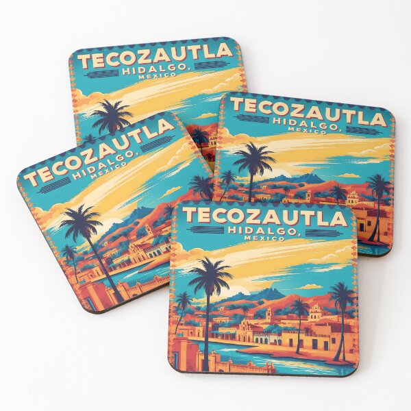 Item preview, Tecozautla Hidalgo Mexico Magic Town Vintage Travel Tourism designed and sold by TravelersGems.
