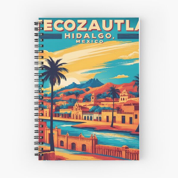 Item preview, Tecozautla Hidalgo Mexico Magic Town Vintage Travel Tourism designed and sold by TravelersGems.