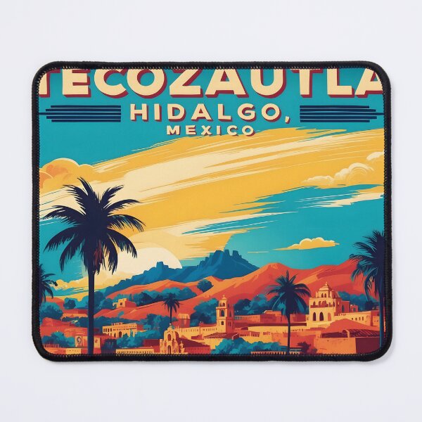 Item preview, Tecozautla Hidalgo Mexico Magic Town Vintage Travel Tourism designed and sold by TravelersGems.