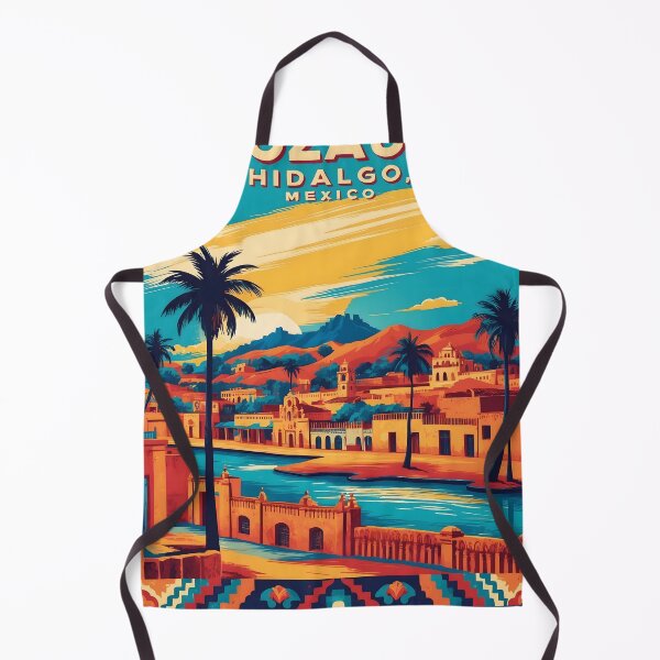 Item preview, Tecozautla Hidalgo Mexico Magic Town Vintage Travel Tourism designed and sold by TravelersGems.