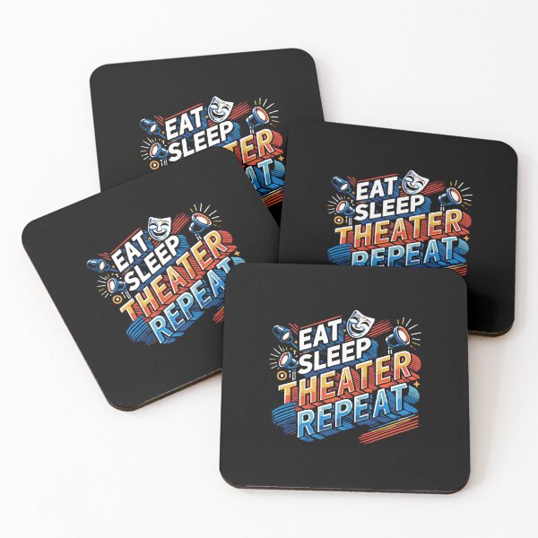 Item preview, Eat Sleep Theater Repeat - Thespian designed and sold by TeesYouWant.
