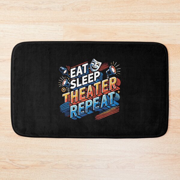 Item preview, Eat Sleep Theater Repeat - Thespian designed and sold by TeesYouWant.