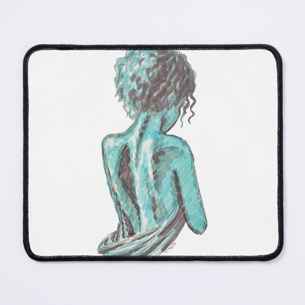 Item preview, Aqua Body Portrait designed and sold by aartbylilli.