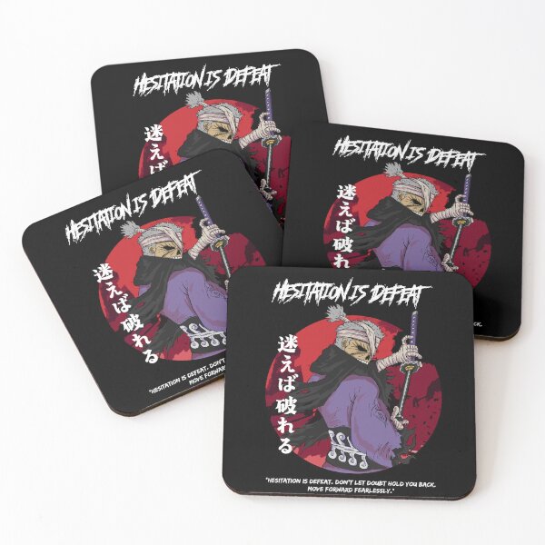 Item preview, Hesitation is Defeat Samurai designed and sold by deathanarchy.