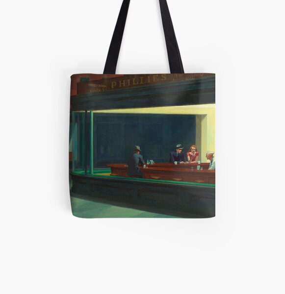 NIGHT HAWKS - EDWARD HOPPER All Over Print Tote Bag