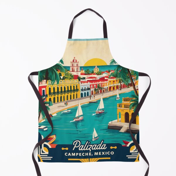 Item preview, Palizada Hidalgo Mexico Magic Town Vintage Travel Tourism designed and sold by TravelersGems.