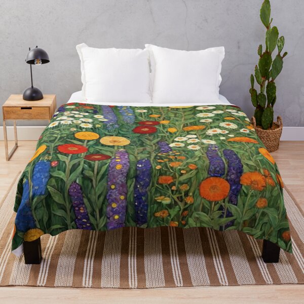 Item preview, Gustav Klimt Flower Garden designed and sold by maniacfitness.