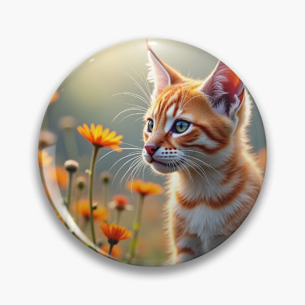 Item preview, orange cat designed and sold by Gil-lauredin.