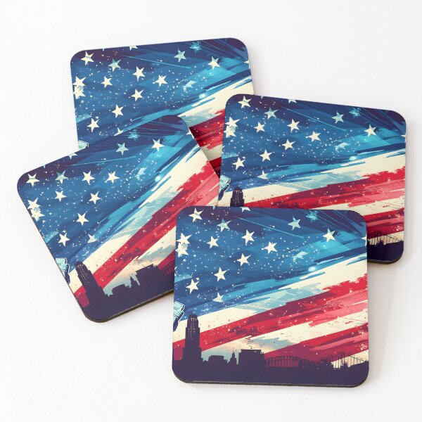 Item preview, Patriotic Heritage: Vintage Flag designed and sold by AI-Only Creations.