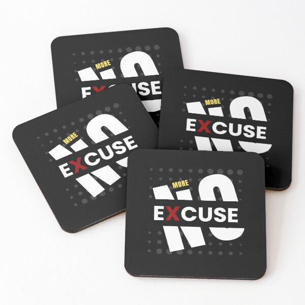 Item preview, No More Excuse designed and sold by PulsePop.
