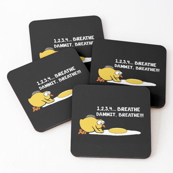 Item preview, Breathe Dammit, Breathe designed and sold by W-A-W-A.