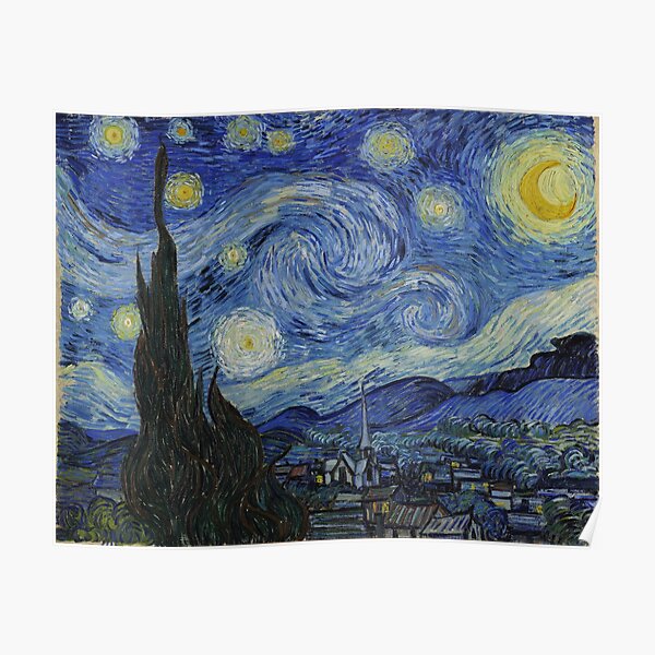 THE STARRY NIGHT - VAN GOGH Poster