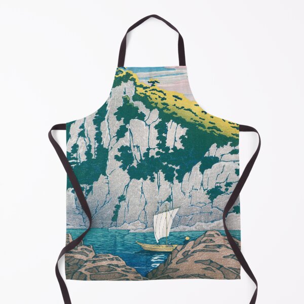 Item preview, Horai Rock at Kiso River by Kawase Hasui designed and sold by Takeda-art.