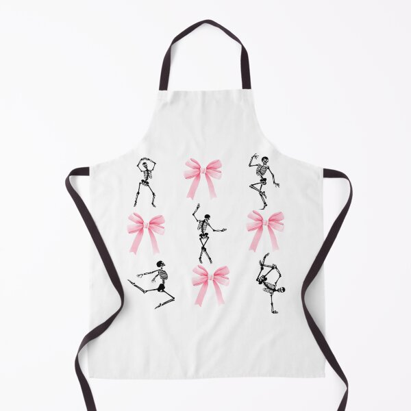 Item preview, Skeletons doing different positions along with pink bows designed and sold by StyleFused.