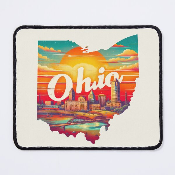 Item preview, OHIO United States of America, artistic shape designed and sold by Margival.
