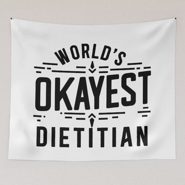 Item preview, World's Okayest Dietician designed and sold by TeesYouWant.