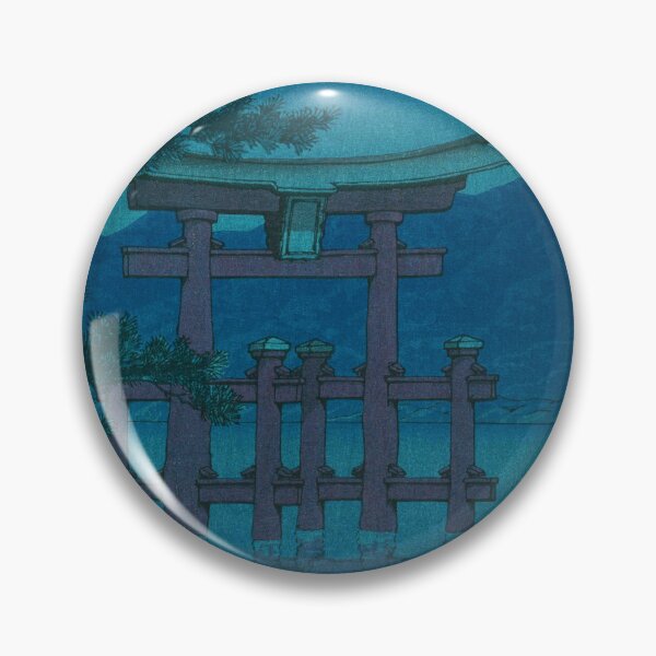 Item preview, Starlit Night at Miyajima Shrine by Kawase Hasui designed and sold by Takeda-art.