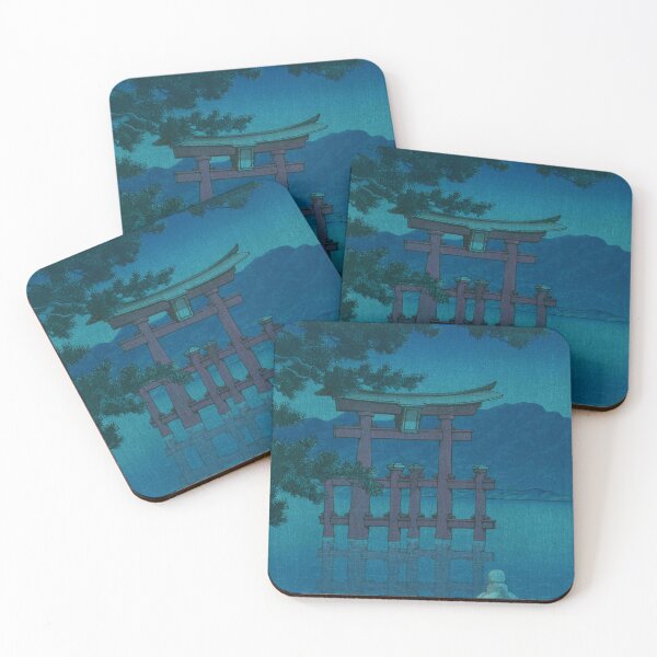 Item preview, Starlit Night at Miyajima Shrine by Kawase Hasui designed and sold by Takeda-art.