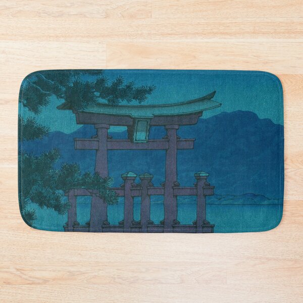 Item preview, Starlit Night at Miyajima Shrine by Kawase Hasui designed and sold by Takeda-art.