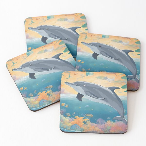 Item preview, Dolphin exploring the world designed and sold by CanvasWhimsy.