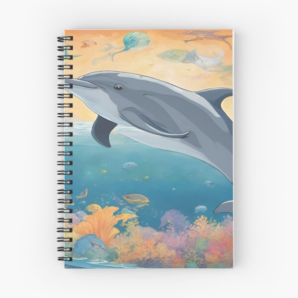 Item preview, Dolphin exploring the world designed and sold by CanvasWhimsy.