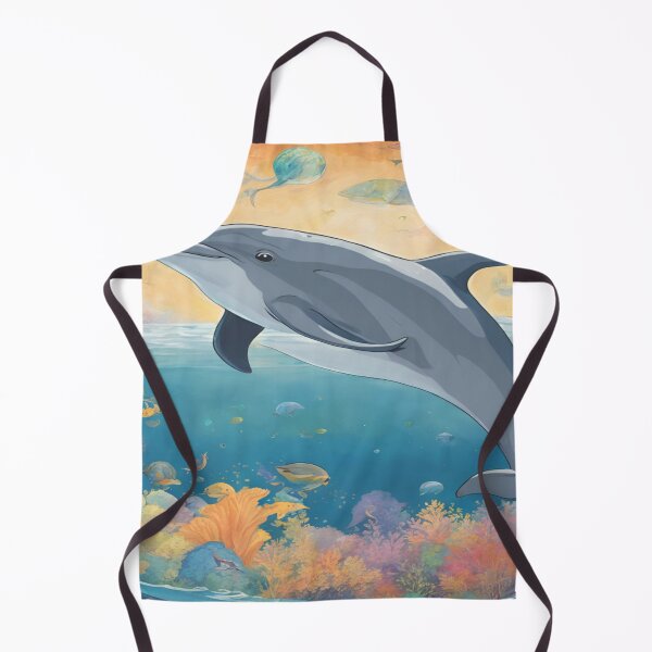 Item preview, Dolphin exploring the world designed and sold by CanvasWhimsy.