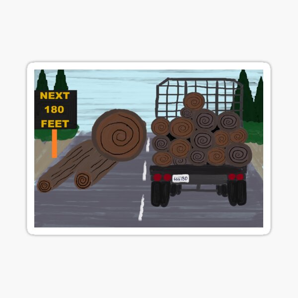 Item preview, final destination 2 log truck flying logs (painted) designed and sold by Soulfate.
