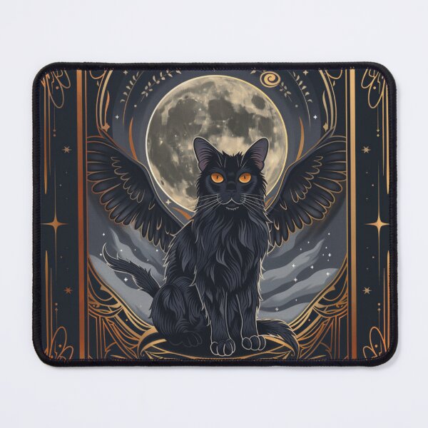 Item preview, Tarot black cat card sticker designed and sold by FlawlessDraft.