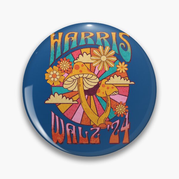 Artikelvorschau, Harris Walz 2024 Pilz Boho Hippie entworfen und verkauft von kiwi91.