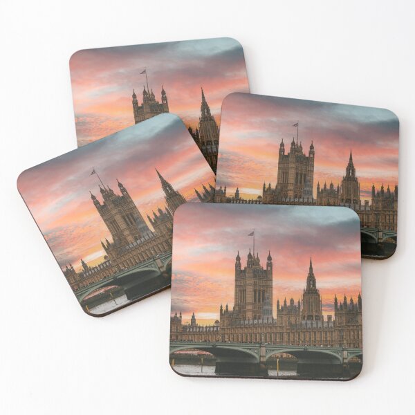 Item preview, Sunset over the Palace of Westminster designed and sold by rhosbahu.