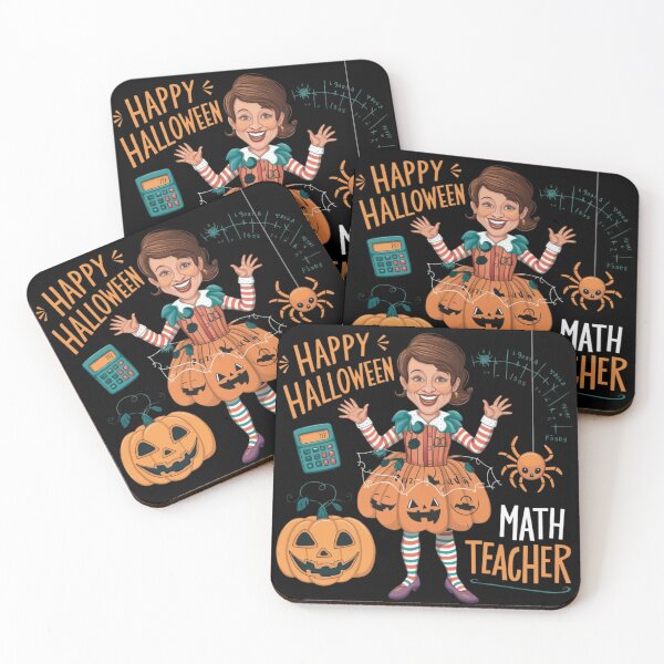 Item preview, Happy halloween math teacher designed and sold by Print_Fuse.