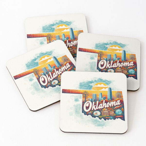 Item preview, OKLAHOMA United States of America, artistic shape designed and sold by Margival.