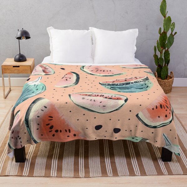 Item preview, Watermelons peach background designed and sold by Karma-Koutur.