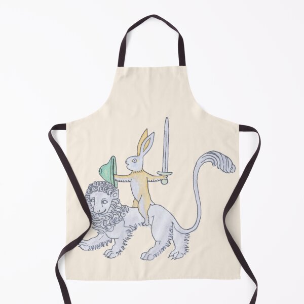 Item preview, Sword Wielding Rabbit Riding A Lion designed and sold by The Scriptorium Gift Shop and Tea Room.