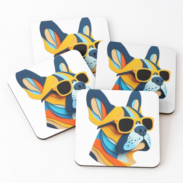 Item preview, Paper Cutting French Bulldog T-shirts designed and sold by KRTstudio.