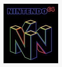 Nintendo 64 Photographic Print