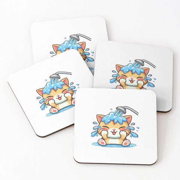 Item preview, A bathing kitten. designed and sold by liugr-dl.