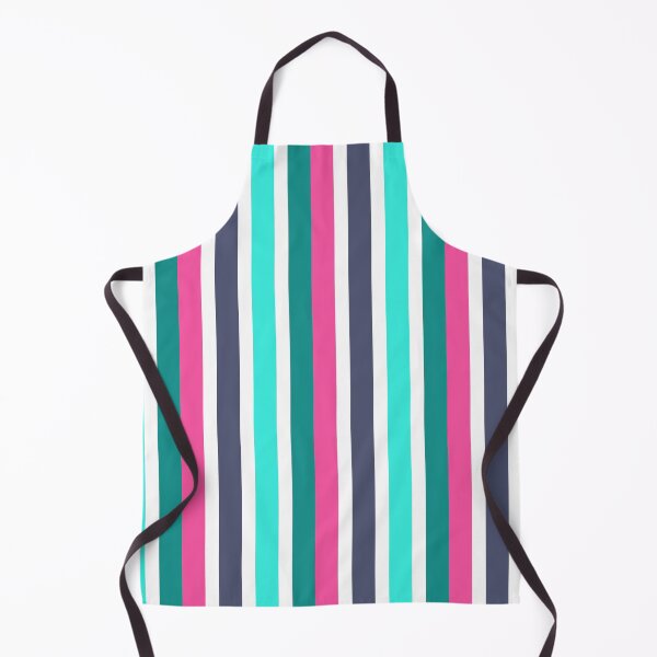 Item preview, Retro Stripes; Pink, White, Navy, Turquoise designed and sold by Coral-Cases.