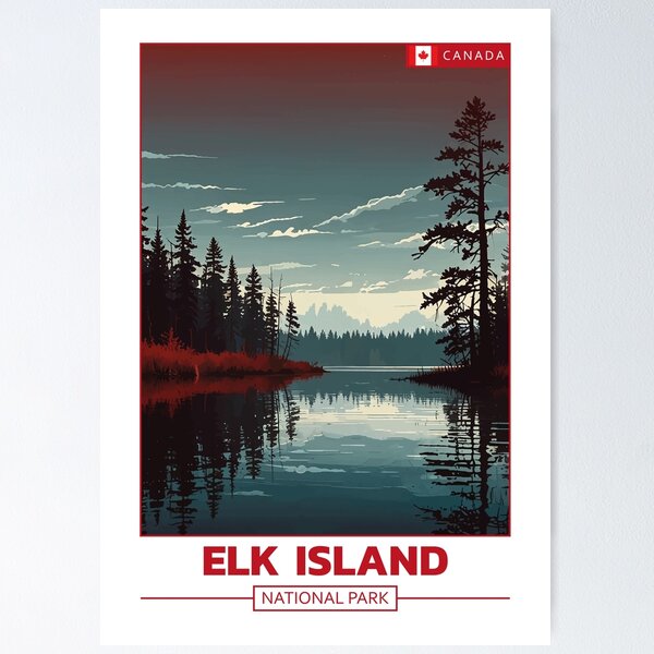Item preview, Elk Island National Park Canada Travel designed and sold by Thistle-TShop.