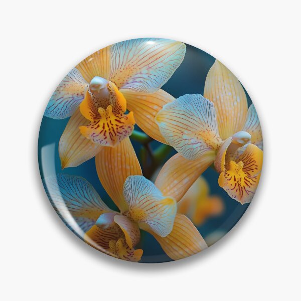 Item preview, Mesmerizing Jade Tiger Orchids designed and sold by mebraart.