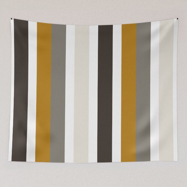 Item preview, Retro Stripes; Grey, Gold, White and Beige designed and sold by Coral-Cases.