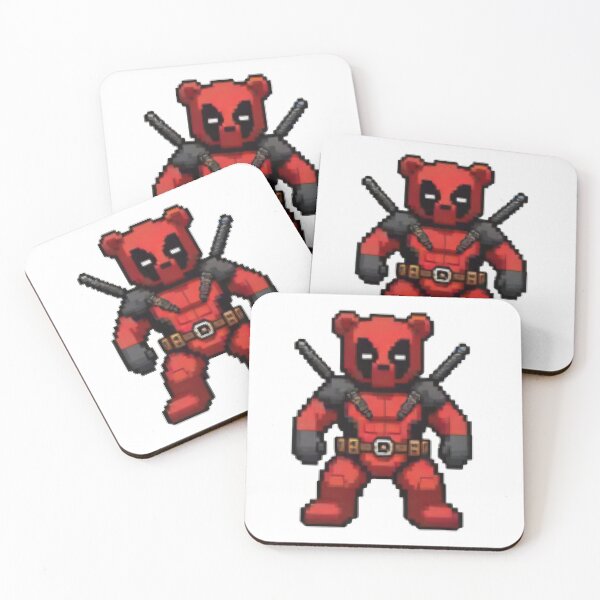 Item preview, Deadpool Bear designed and sold by LiftingBear.