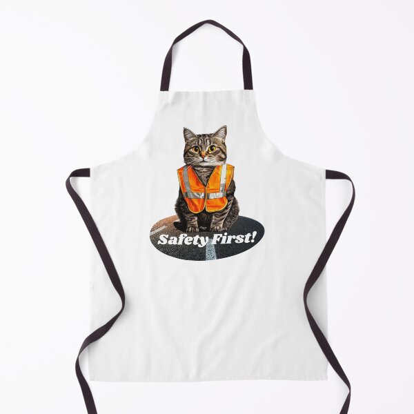 Item preview, "Safety First!" - Construction Cat Sam designed and sold by zwrohn.