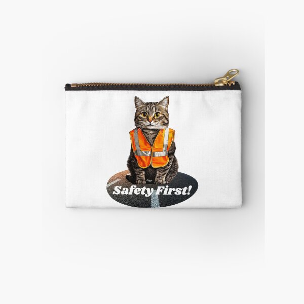 Item preview, "Safety First!" - Construction Cat Sam designed and sold by zwrohn.