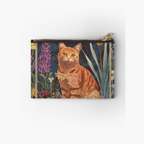 Item preview, Orange cat tarot card sticker designed and sold by FlawlessDraft.