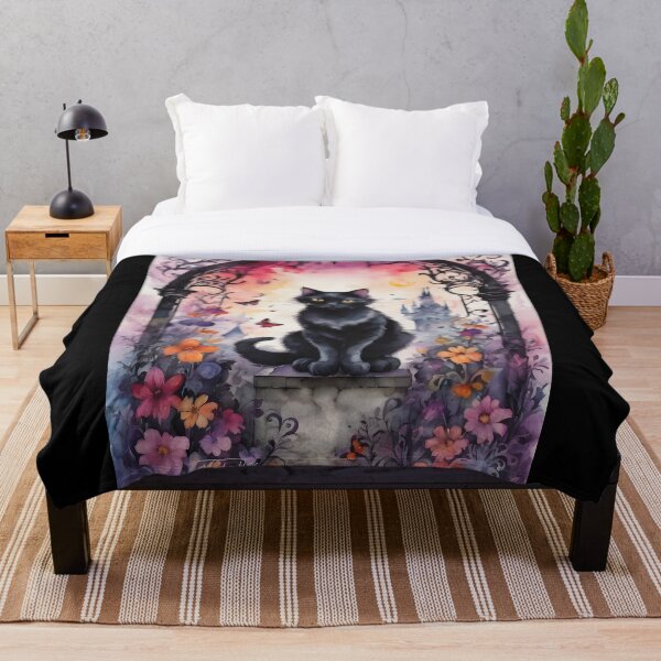 Item preview, The Gothic Garden “Black Cat” designed and sold by UnicornAndRaven .
