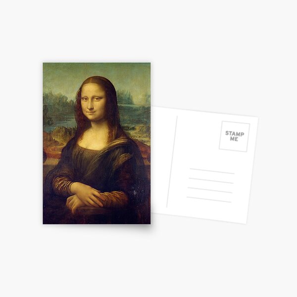 MONA LISA - LEONARDO DA VINCI Postcard